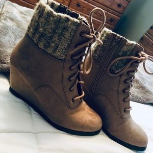 Booties with a little heel